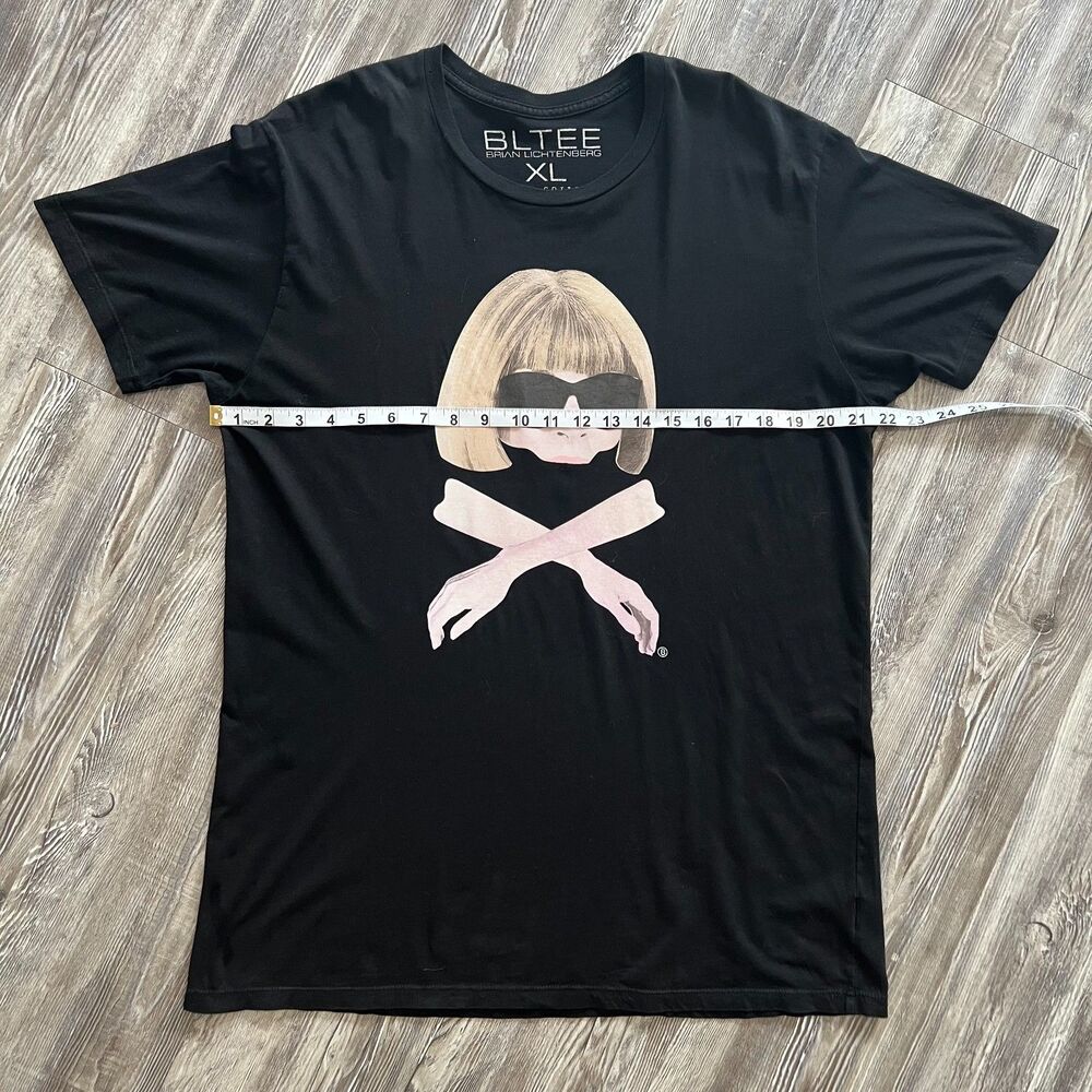 BLTEE by Brian Lichtenberg "Anna Bones" Anna Wintour Shirt XL - Picture 5 of 7